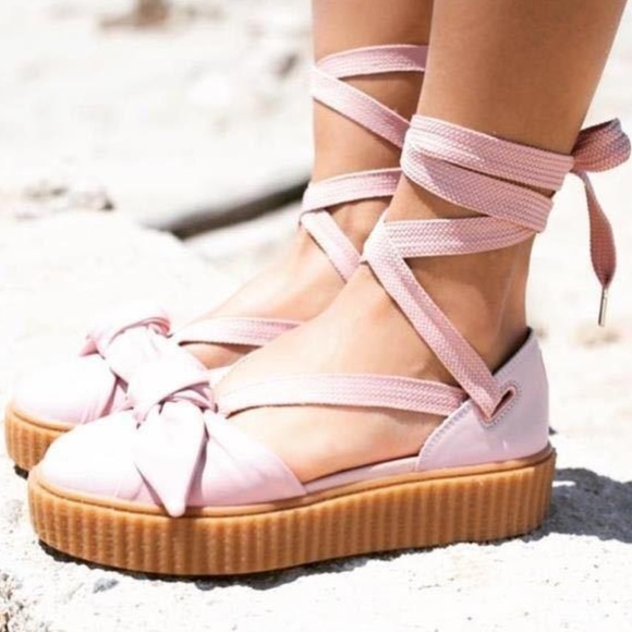 Puma Shoes - Puma Fenty x Rihanna Bow Creeper Sandals Size 9.